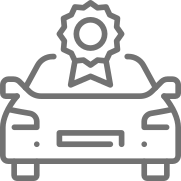 car with award icon